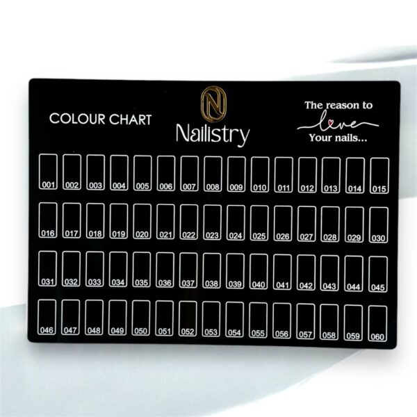 Nail color chart Nailistry Black