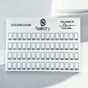 Nail color chart Nailistry White
