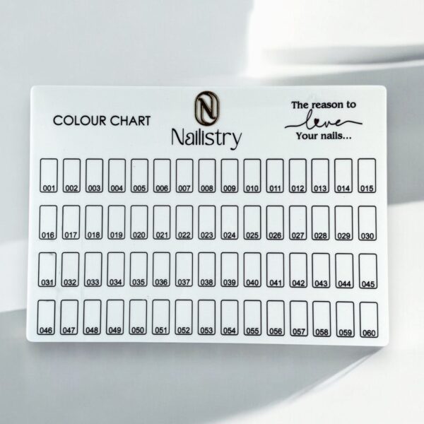 Nail color chart Nailistry White