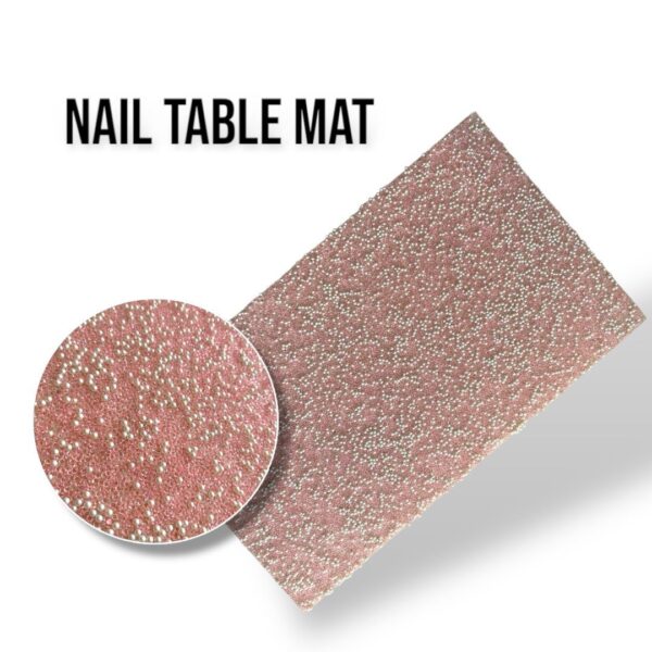 Nail Table Mat - Pink