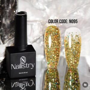 Nailistry chunky glitter gel polish 18ml - N095