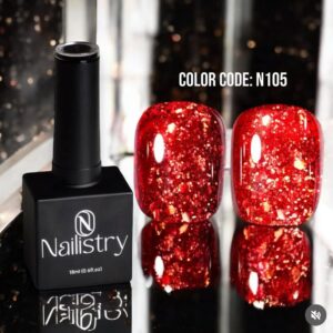 Nailistry Chunky Glitter Gel Polish 18ml - N105