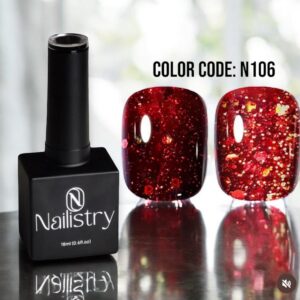 Nailistry Chunky Glitter Gel Polish 18ml - N106