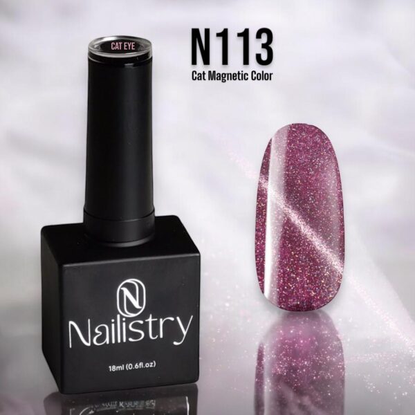 Nailistry Cat eye Magnetic UV Gel Polish 18ml - N113