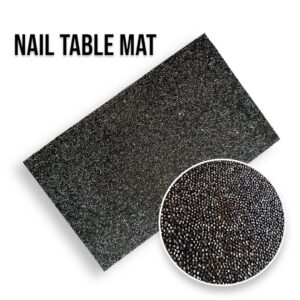 Nail Table Mat - Black