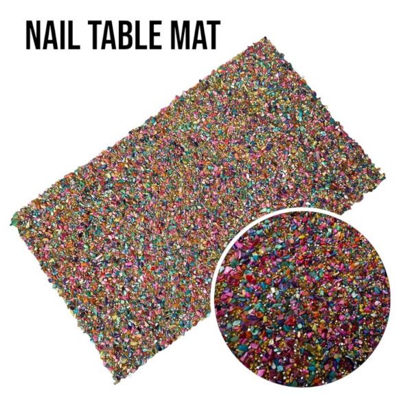Nail Table Mat - Multi