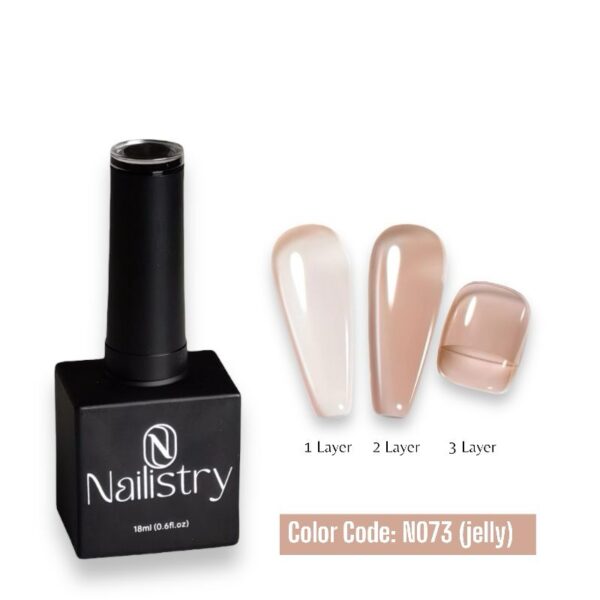 Nailistry Jelly Base French Base UV Gel Polish - N073