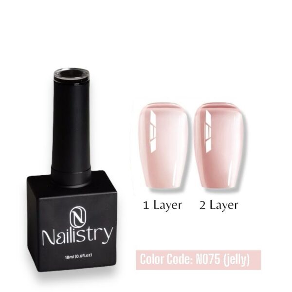 Nailistry Jelly Base French Base Color UV Gel Polish 18ml - N075