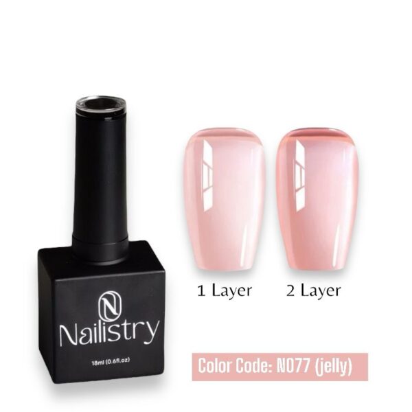 Nailistry Jelly Base French Base Color UV Gel Polish 18ml - N077