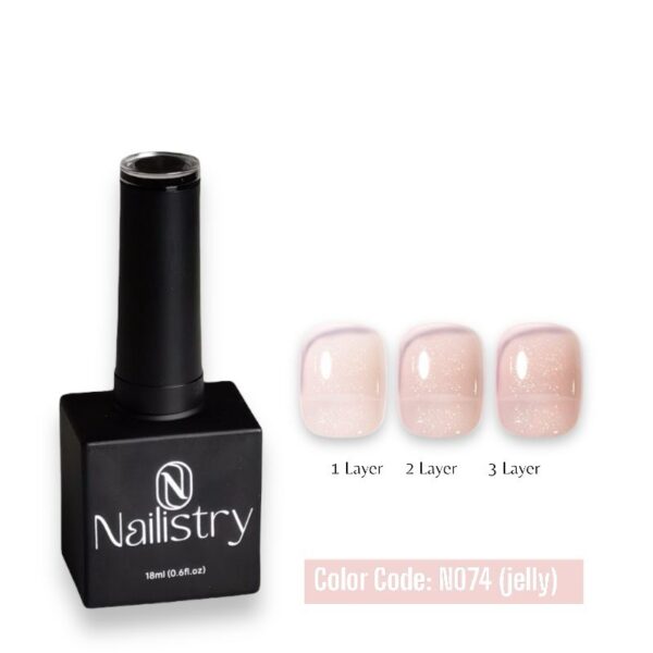 Nailistry Jelly Base French Base Color UV Gel Polish 18ml - N074